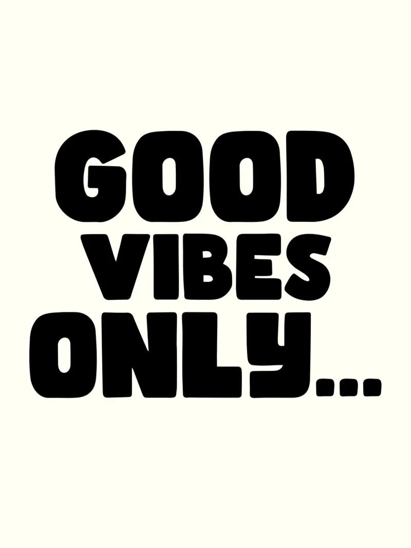 Good Vibes Only... hahnemühle by Wall of Words
