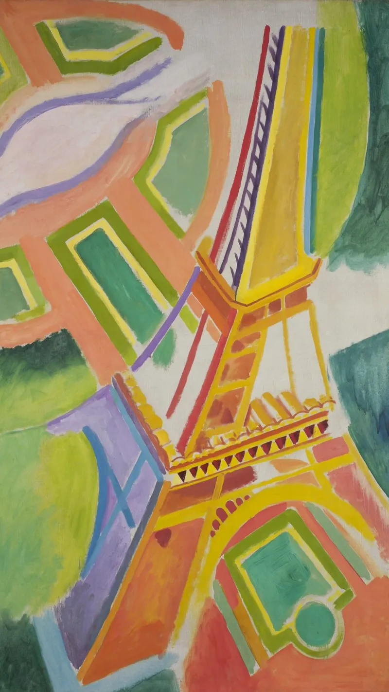 Robert Delaunay - Tour Eiffel pellicola backlit da Timeless Artworks