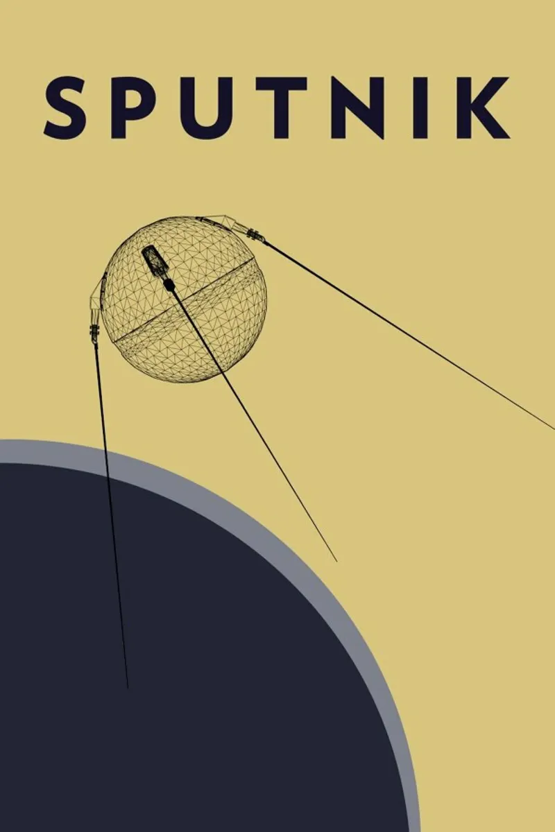 Sputnik 1 poster by Marc Schulthess