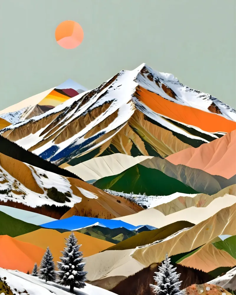 Whispers Of The Summit canvas with Floater frame by 83oranges