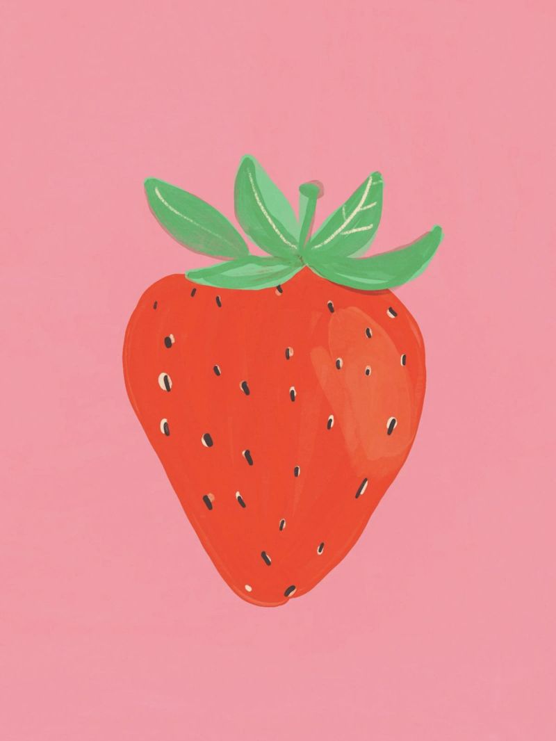 Strawberry poster by GigiRosado