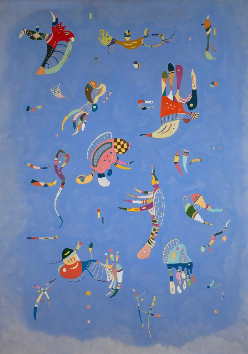 Wassily Kandinsky - Blu cielo alluminio dibond da Timeless Artworks