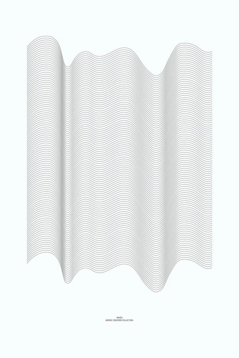 Waves plexiglass da Nordic Creators