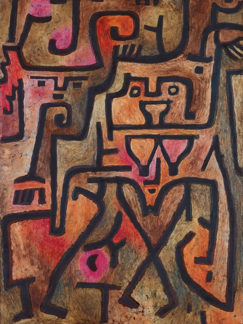 Paul Klee - Le streghe della foresta pellicola backlit da Timeless Artworks