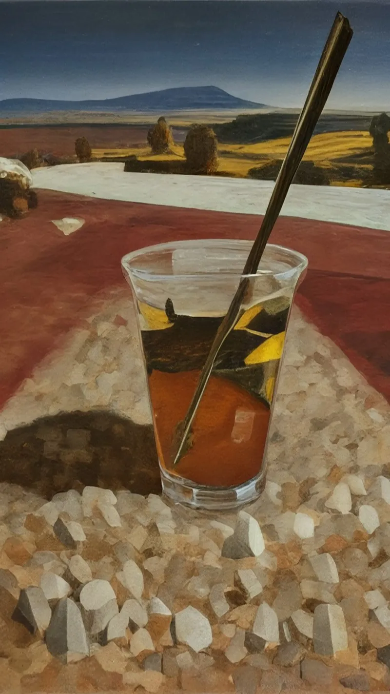 Cocktail in vacanza_1 poster con telaio in legno da Impressionismus by LK