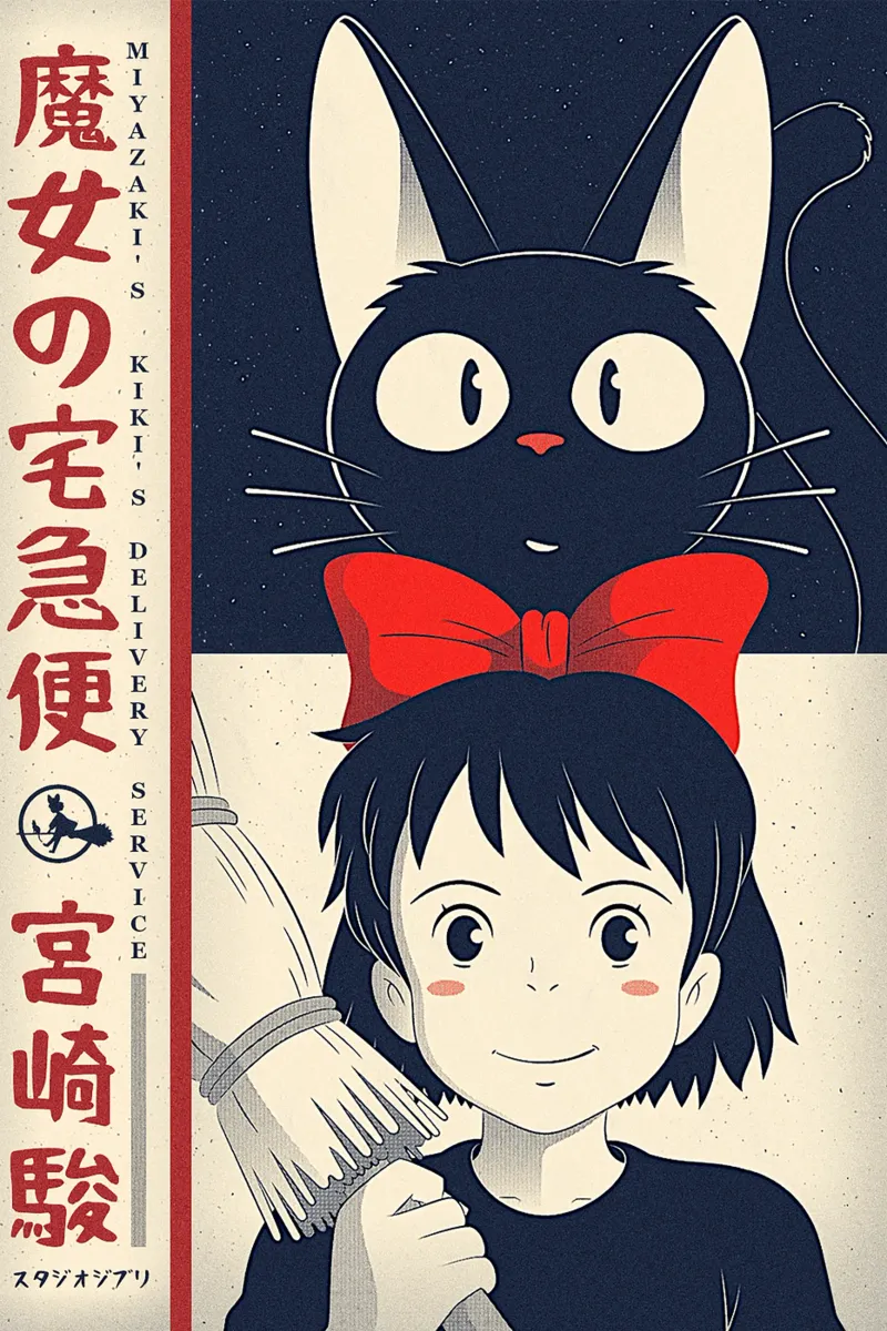 Kiki’s Delivery Service pellicola backlit da Attaboy Dsgn