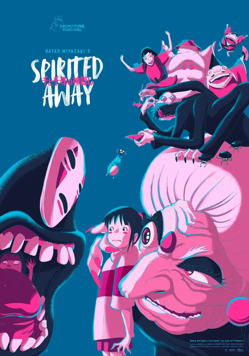 Spirited Away pellicola backlit da Attaboy Dsgn