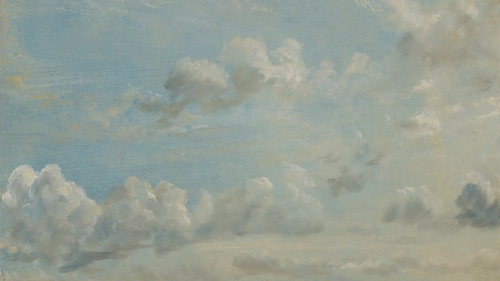 John Constable - Studio sulle nuvole pellicola backlit da Timeless Artworks
