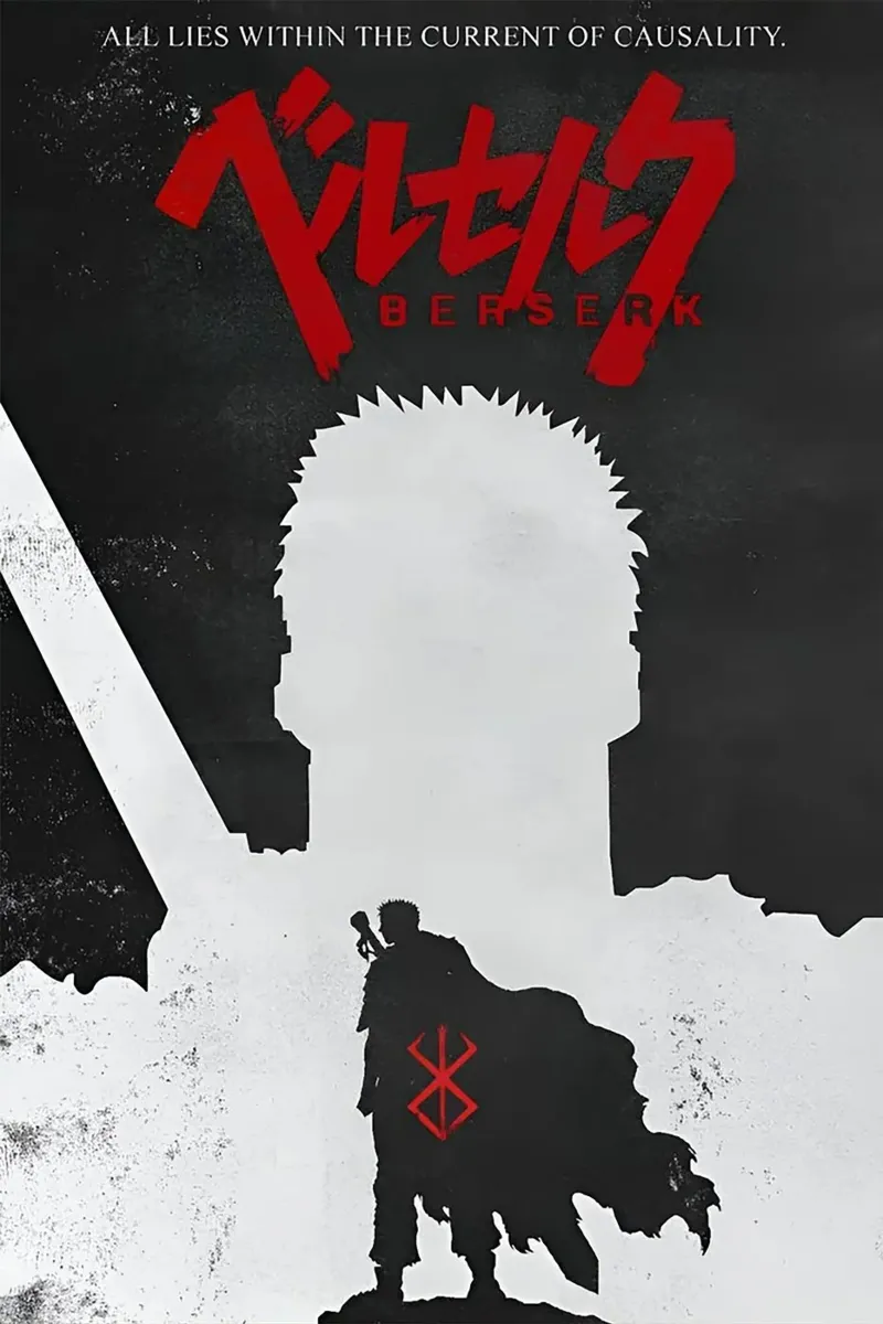 Berserkk poster con telaio in legno da Attaboy Dsgn