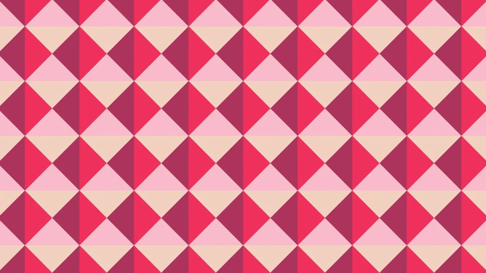 Colourful playful pattern, small squares and triangles canvas by CreatedbySon