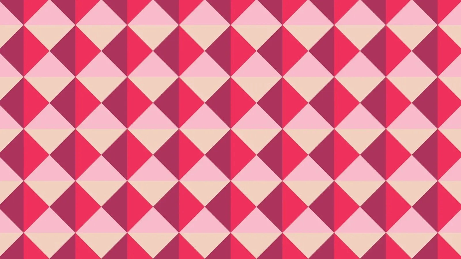Colourful playful pattern, small squares and triangles alu-dibond by CreatedbySon