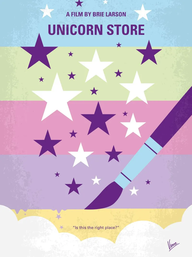 No1069 My Unicorn Store minimal movie poster poster con telaio in legno da Chungkong
