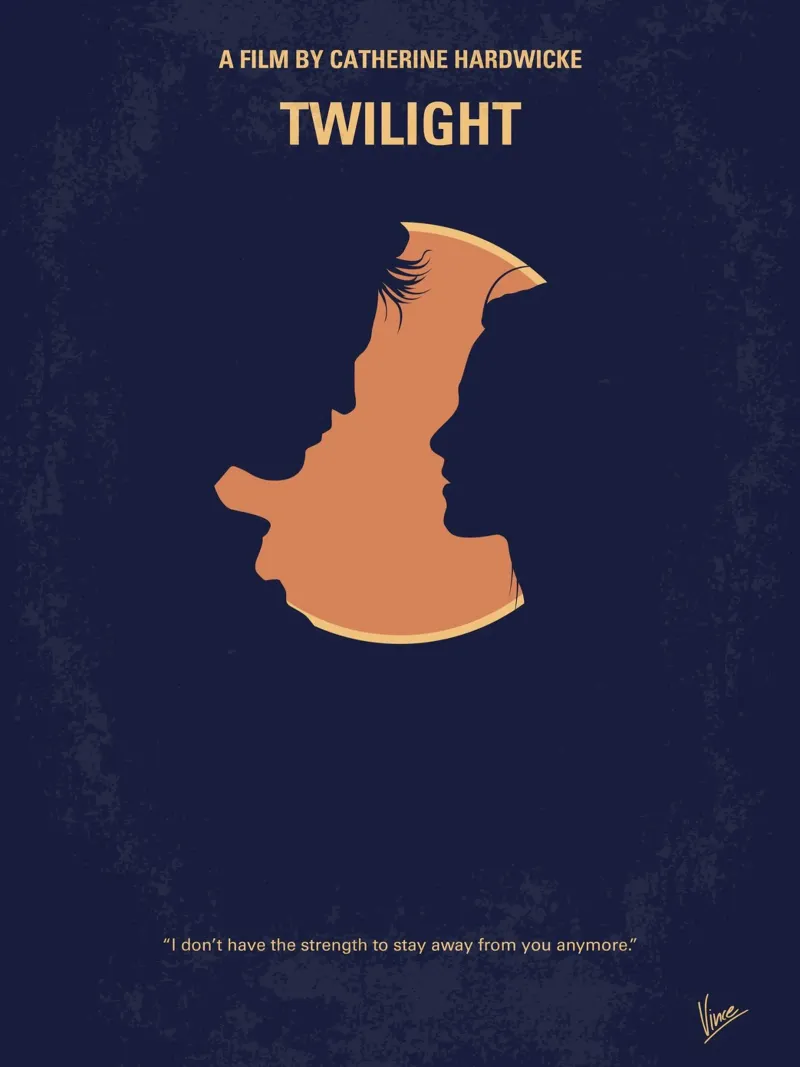 No1080 My Twilight 1 minimal movie poster plexiglass da Chungkong