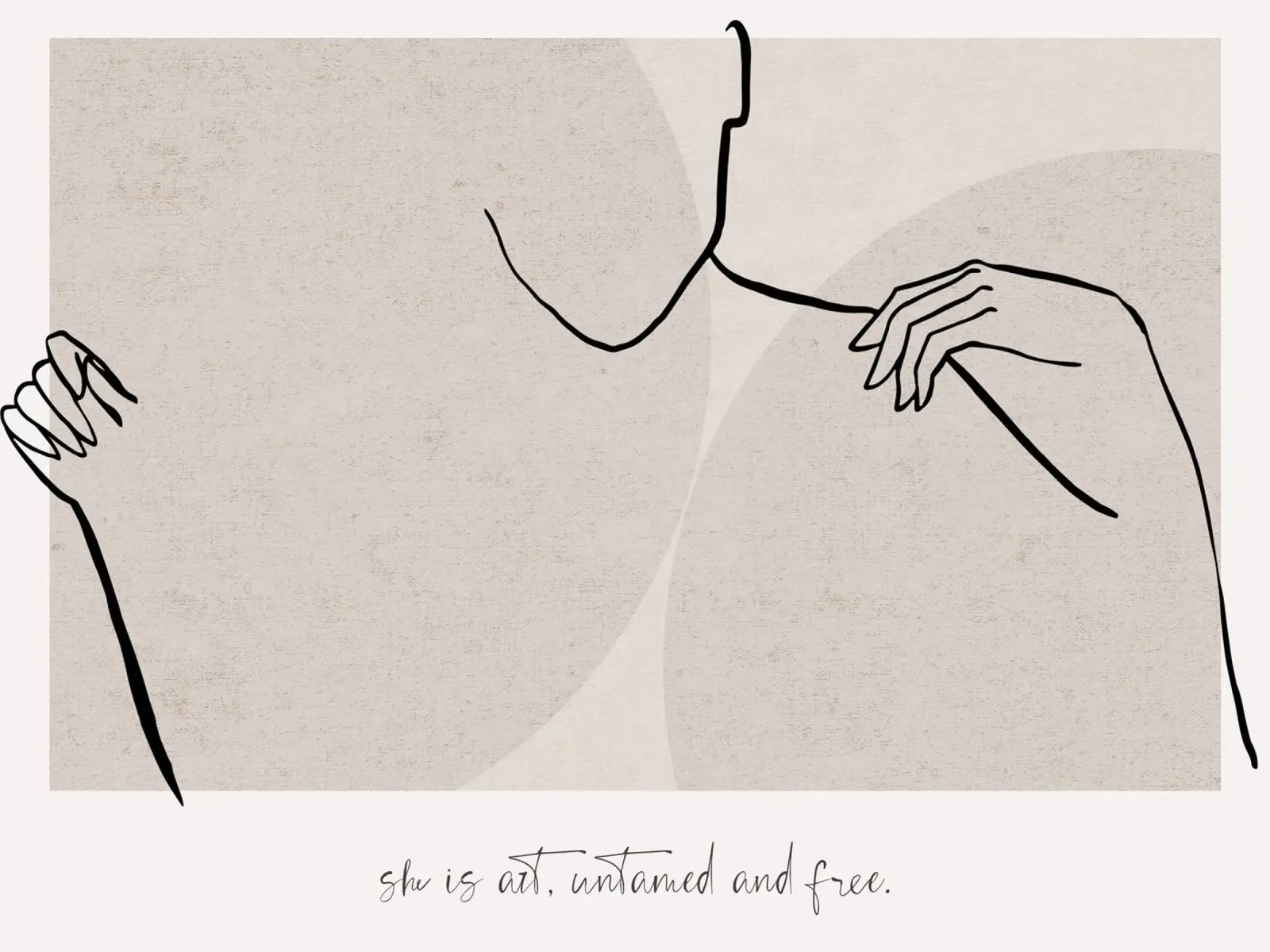She Is Art Untamed And Free poster da treechild