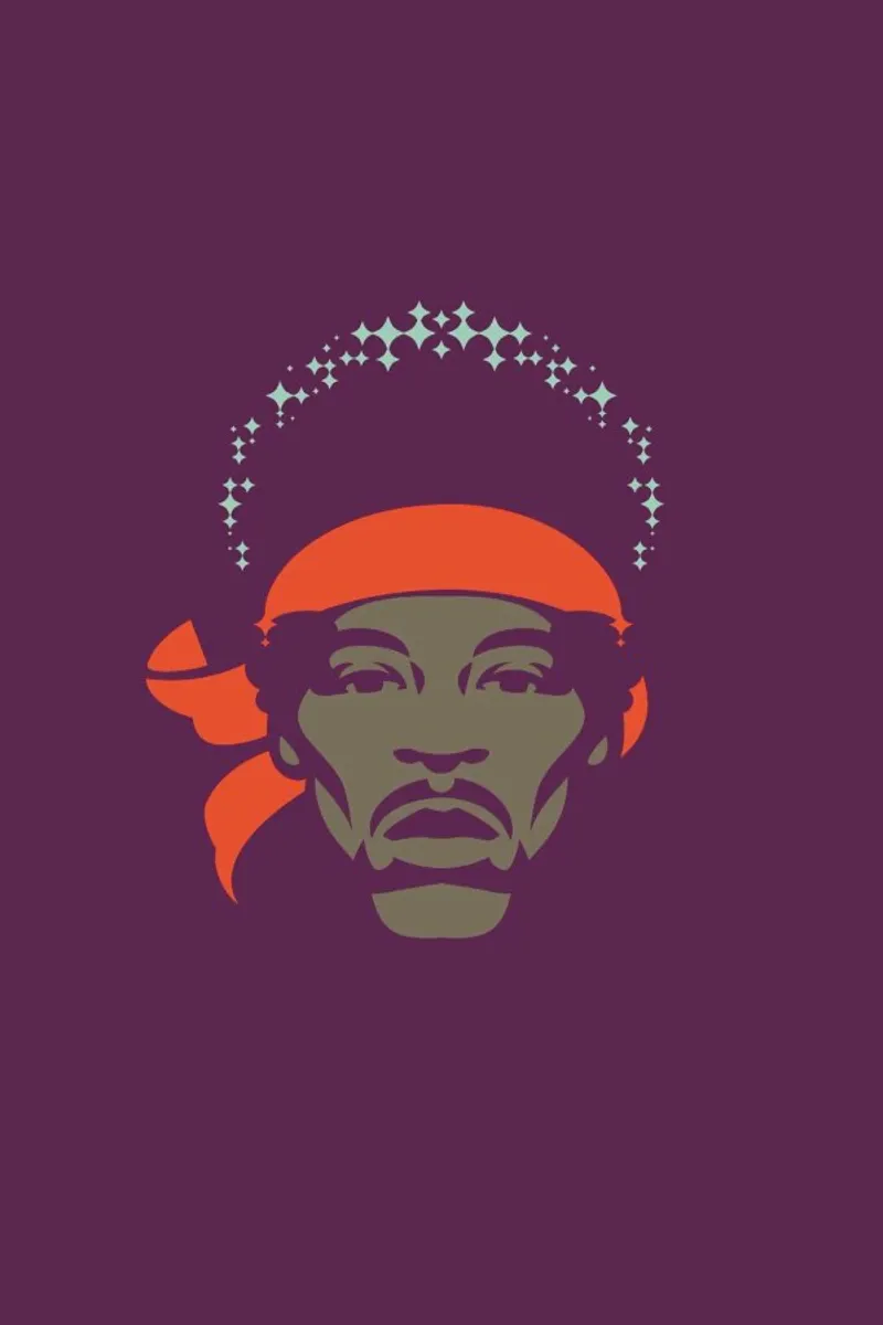 Hendrix pellicola backlit da Bruno Morphet