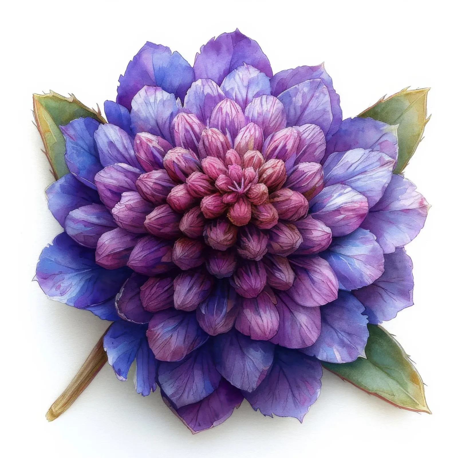 Globe Amaranth Flower 2 canvas by Bold Blooms