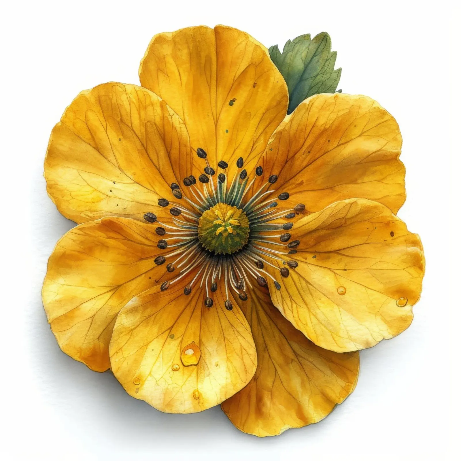 Globeflower 2 pellicola backlit da Bold Blooms