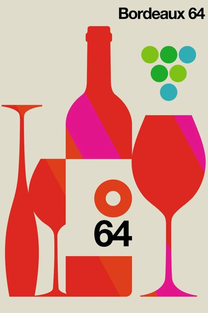 Bordeaux poster by Bo Lundberg