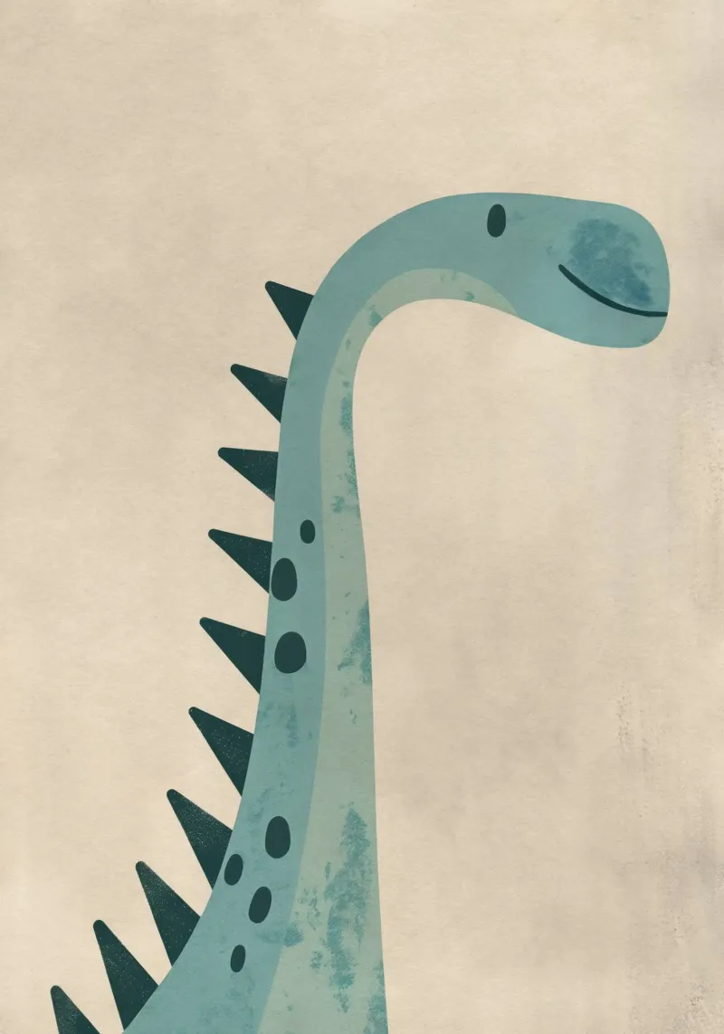 Boho Nursery 7 Dinosaur 4 pellicola backlit da Boho Print Collection