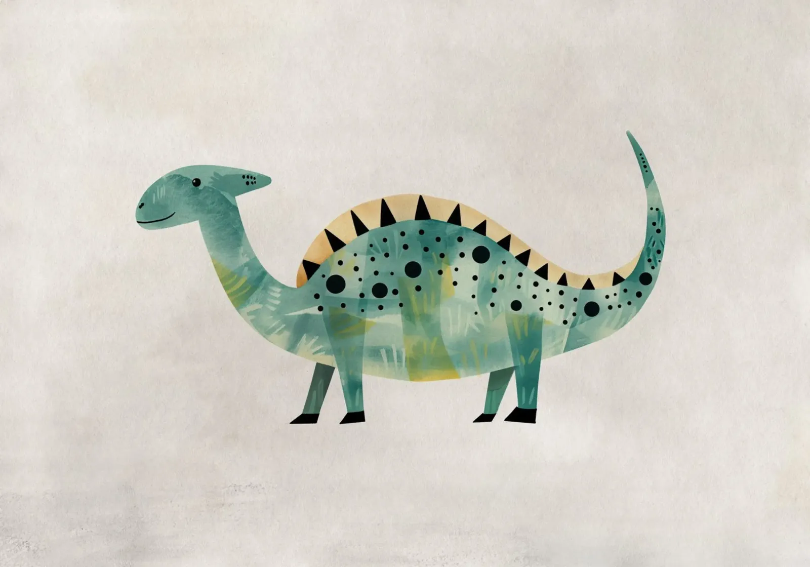 Boho Nursery 8 Dinosaur 1 plexiglass da Boho Print Collection