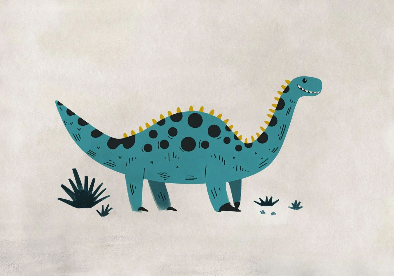 Boho Nursery 8 Dinosaur 2 poster de Boho Print Collection