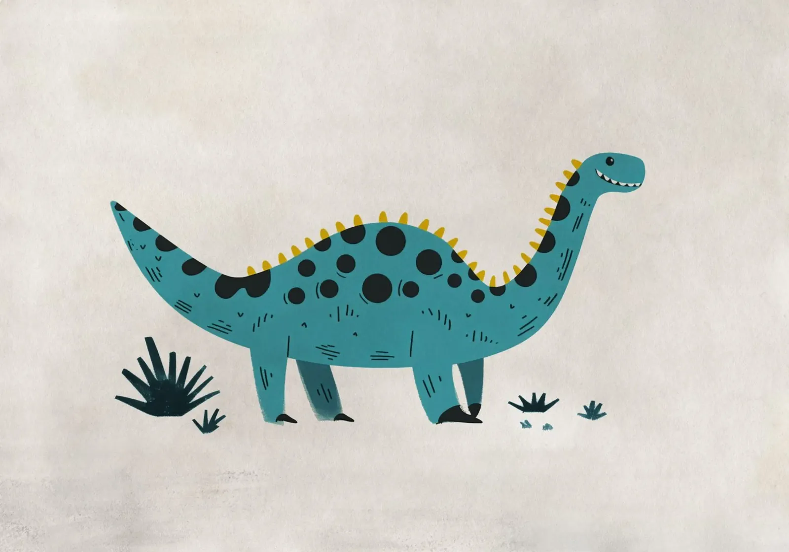 Boho Nursery 8 Dinosaur 2 plexiglass da Boho Print Collection