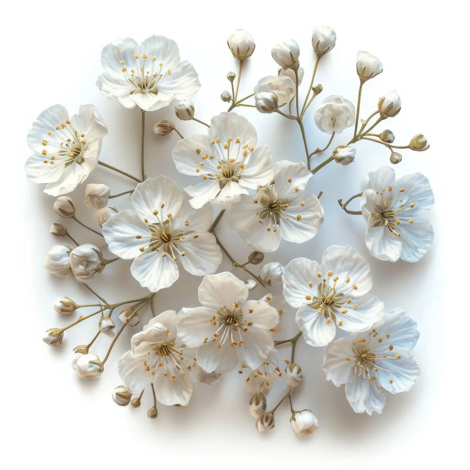 Gypsophile Fleur d'haleine de bébé 1 poster de Bold Blooms