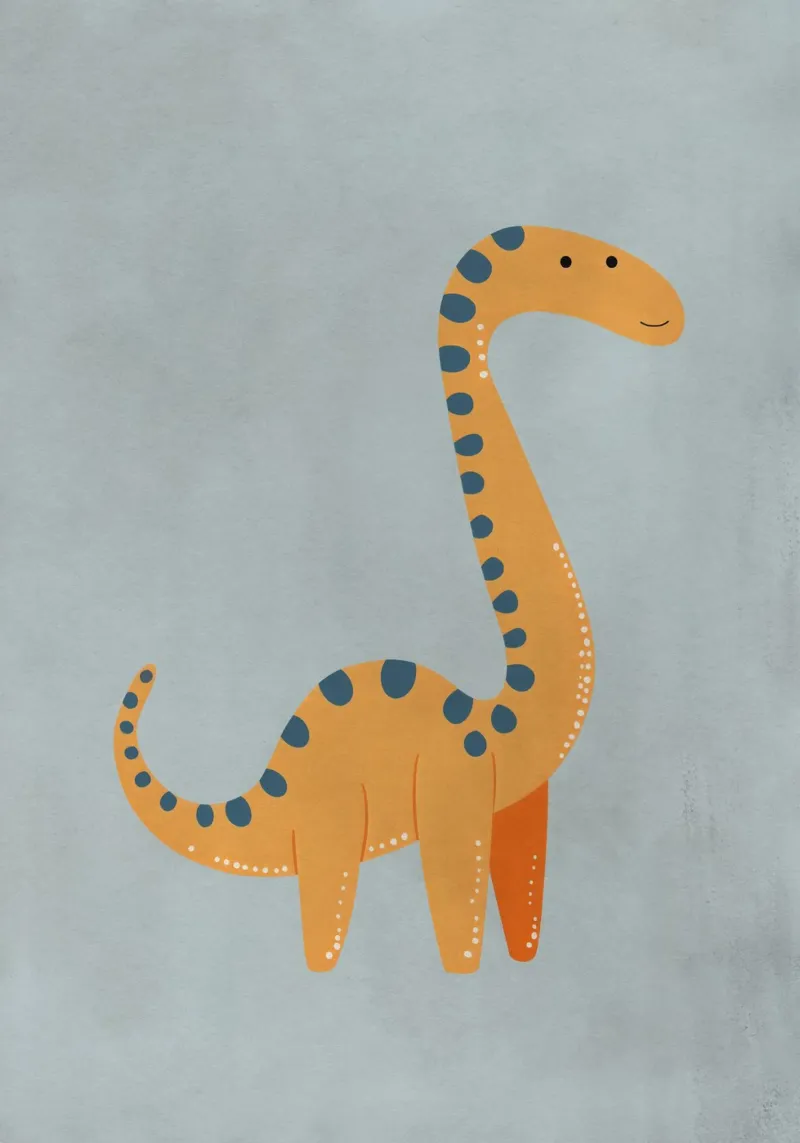 Boho Nursery 9 Dinosaur 3 carta hahnemühle da Boho Print Collection