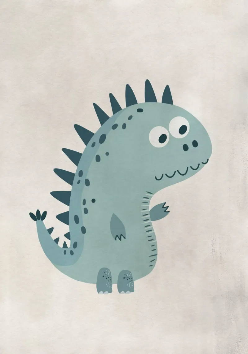 Boho Nursery 10 Dinosaur 2 pellicola backlit da Boho Print Collection