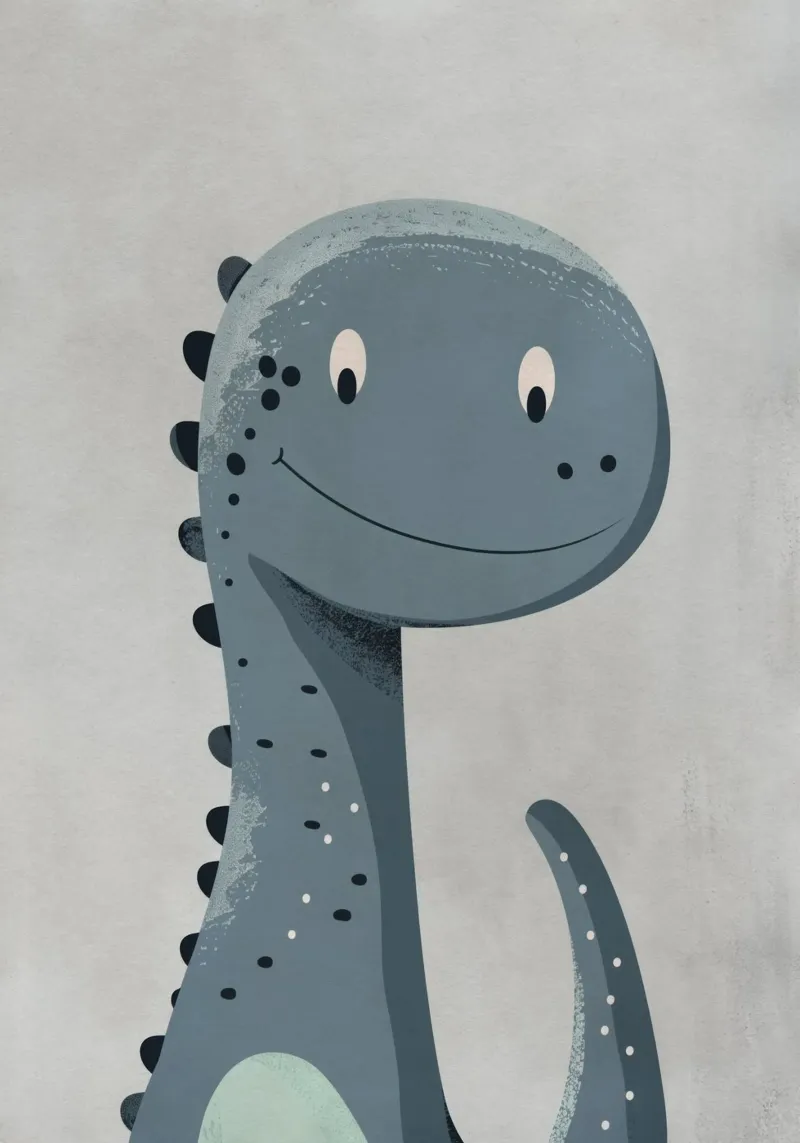 Boho Nursery 10 Dinosaur 3 pellicola backlit da Boho Print Collection