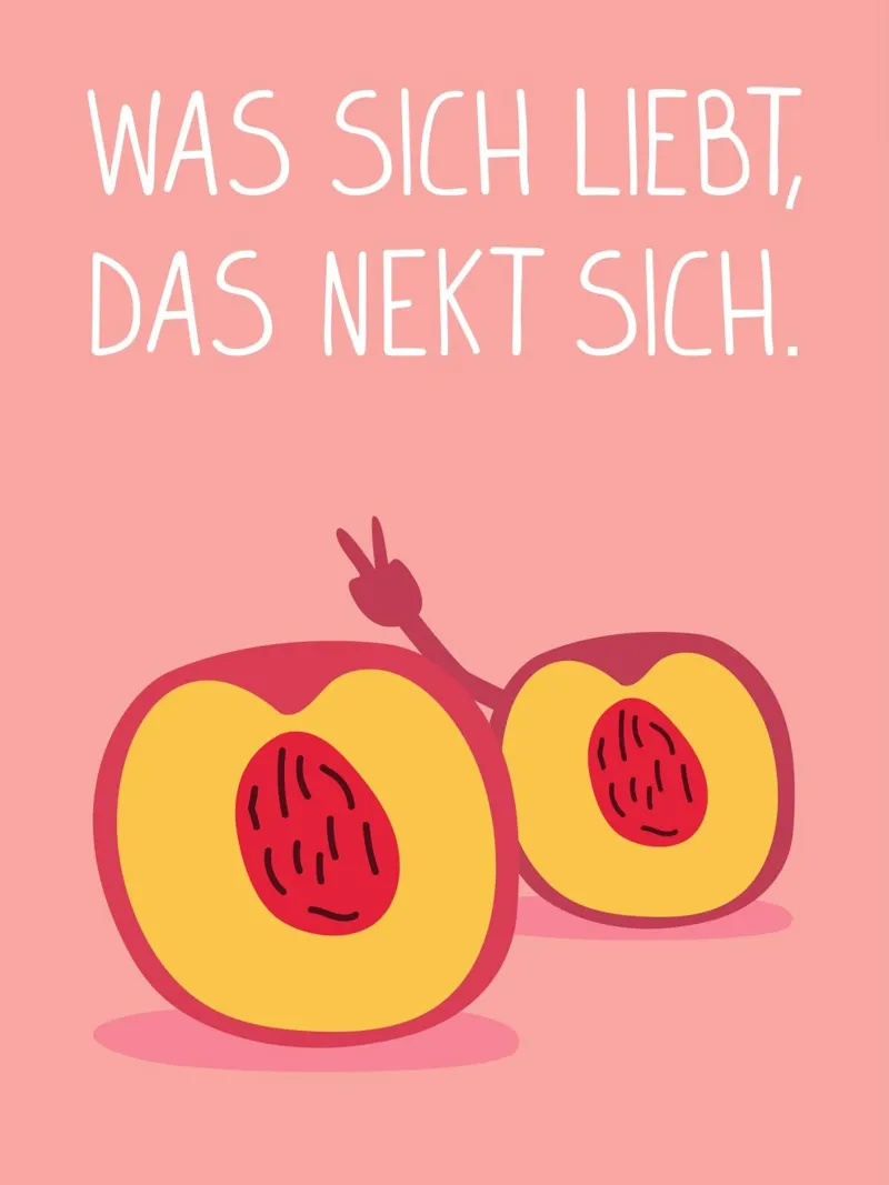 Was sich liebt, das nekt sich. pellicola backlit da Constanze Art Direction