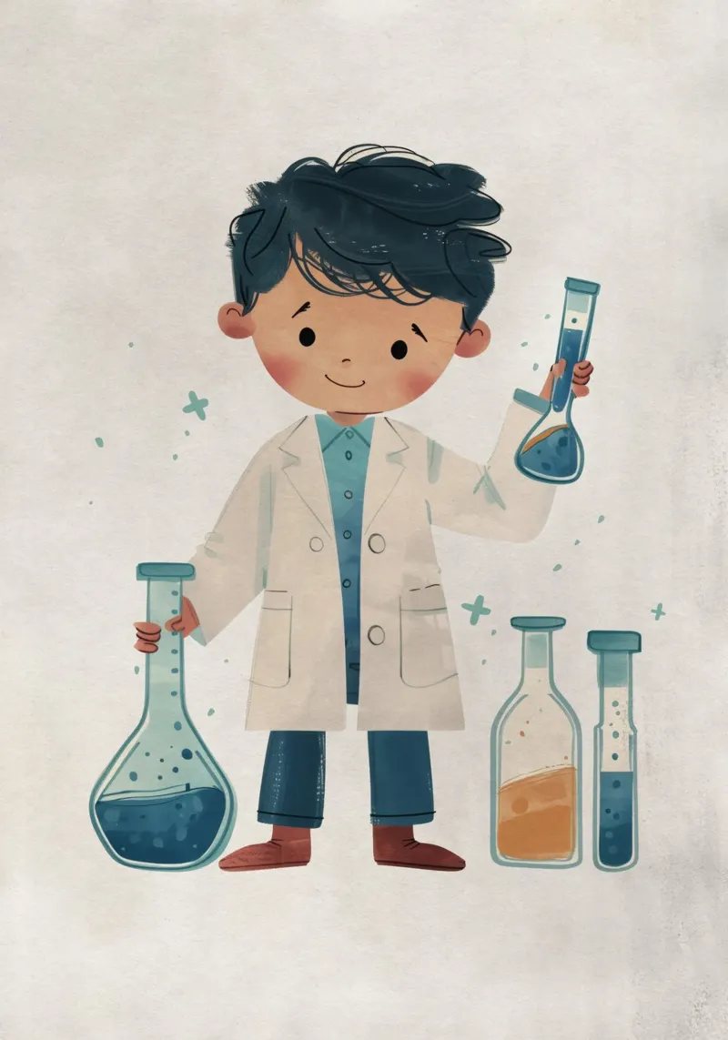 Boho Nursery 13 Scientist poster da Boho Print Collection