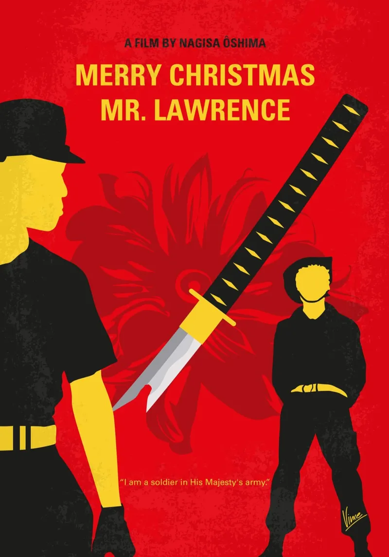 No1115 My Merry Christmas Mr Lawrence minimal movie poster poster con telaio in plastica da Chungkong