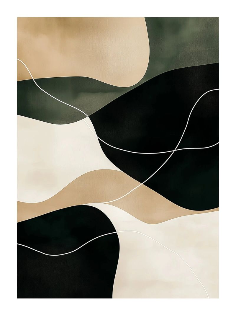 Abstrakte Komposition Poster von DWA