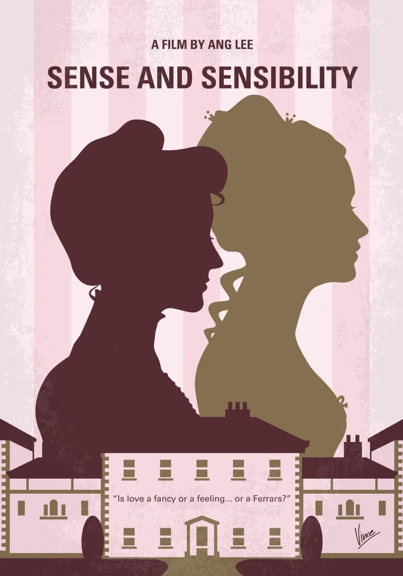 No1139 My Sense and Sensibility minimal movie poster poster da Chungkong