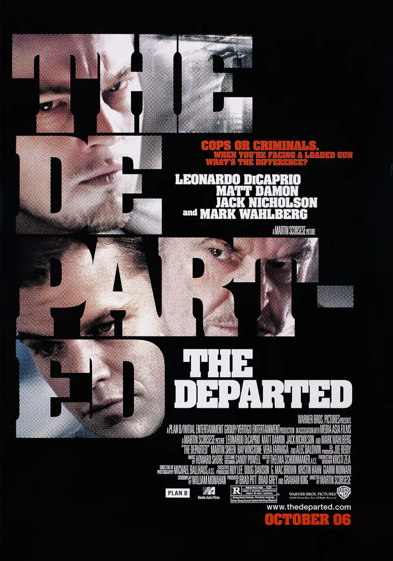 The Departed Movie pellicola backlit da Attaboy Dsgn