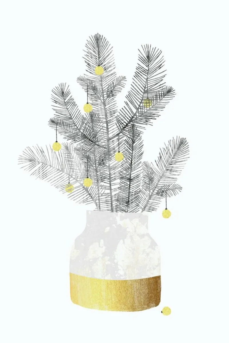Urban Christmas No. 1 poster con telaio in plastica da typealive