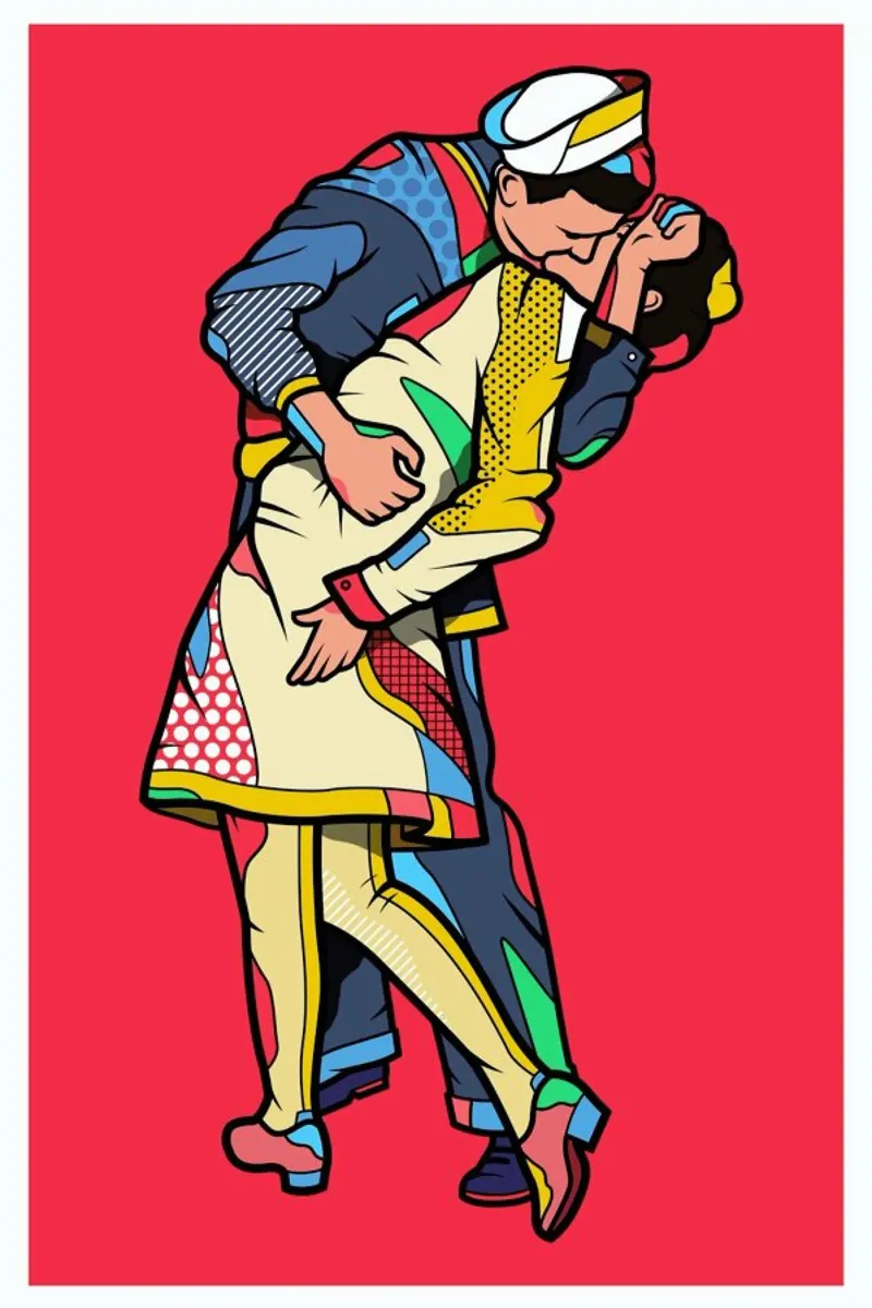Kiss hahnemühle van Van Orton Design