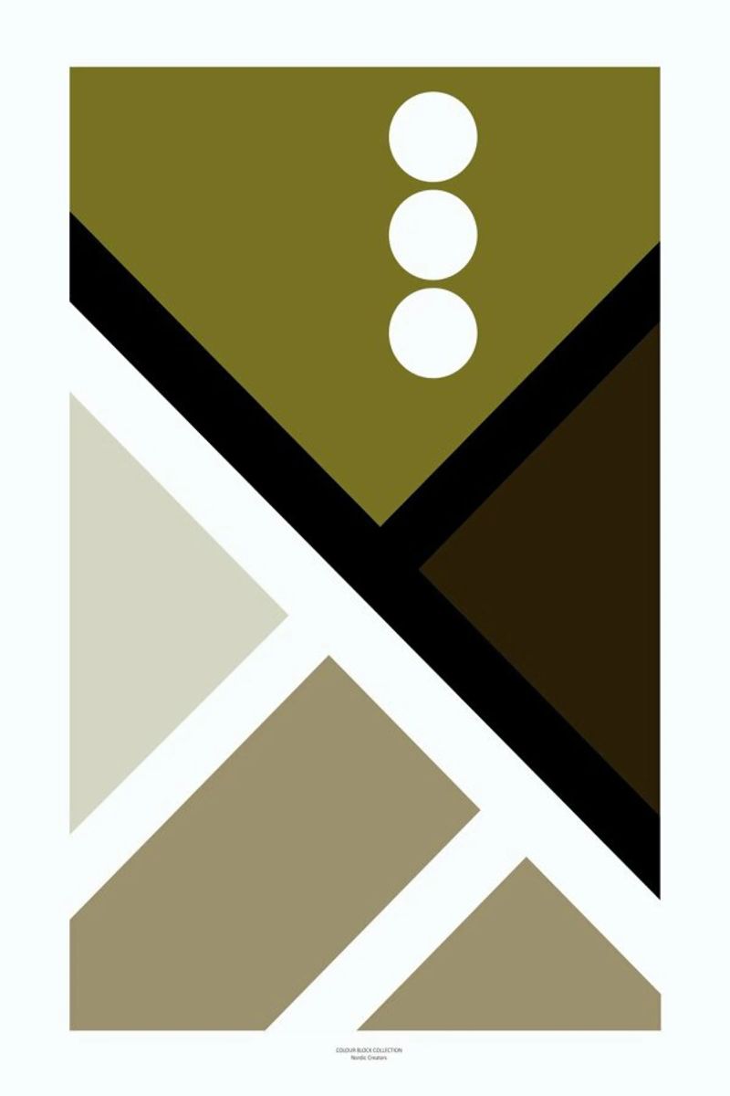 Colour Block II placa de forex de Nordic Creators