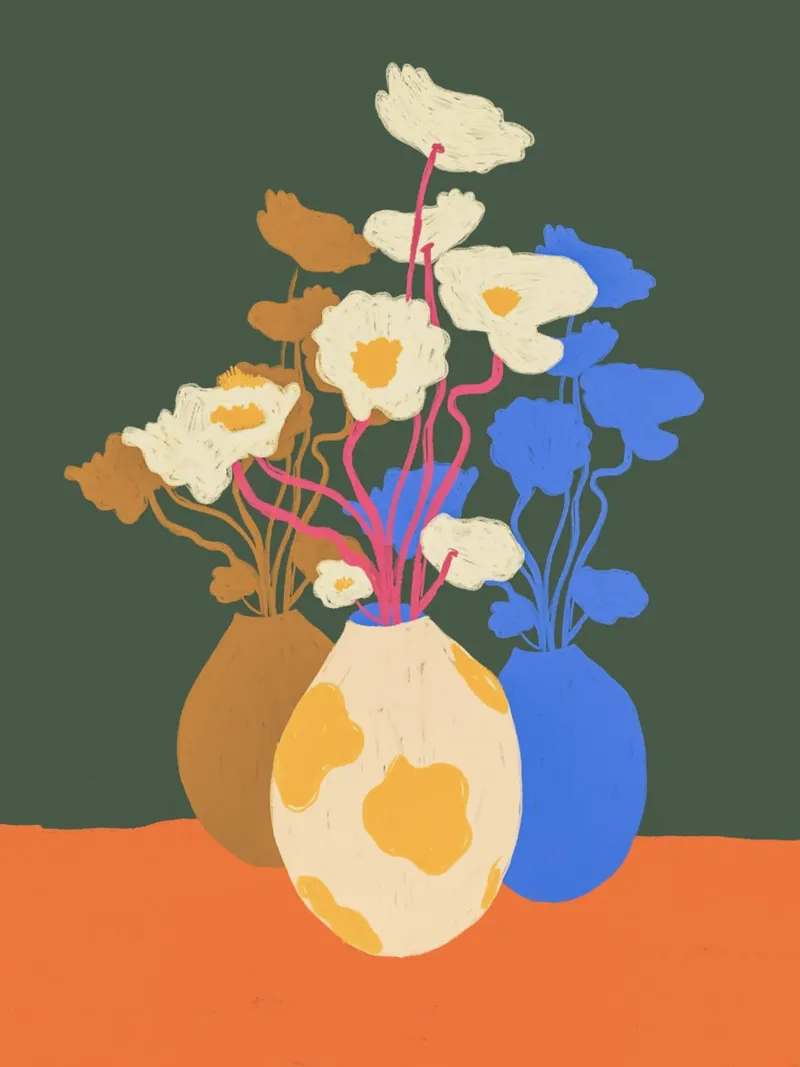 Vases poster con telaio in legno da GigiRosado