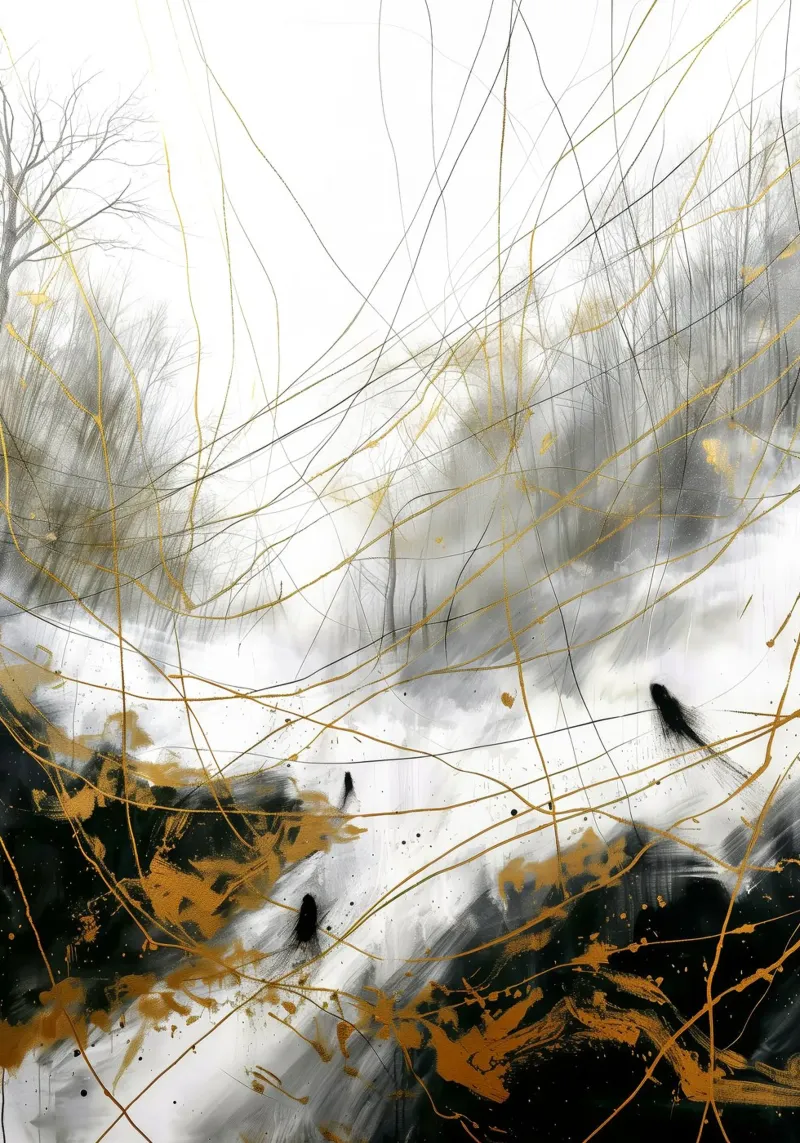 Strada di campo poster da Justyna Jaszke JBJart