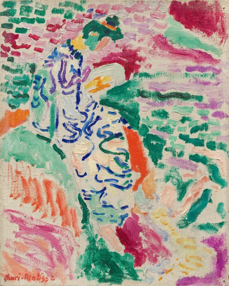 Henri Matisse - La donna giapponese in riva al mare pellicola backlit da William Store