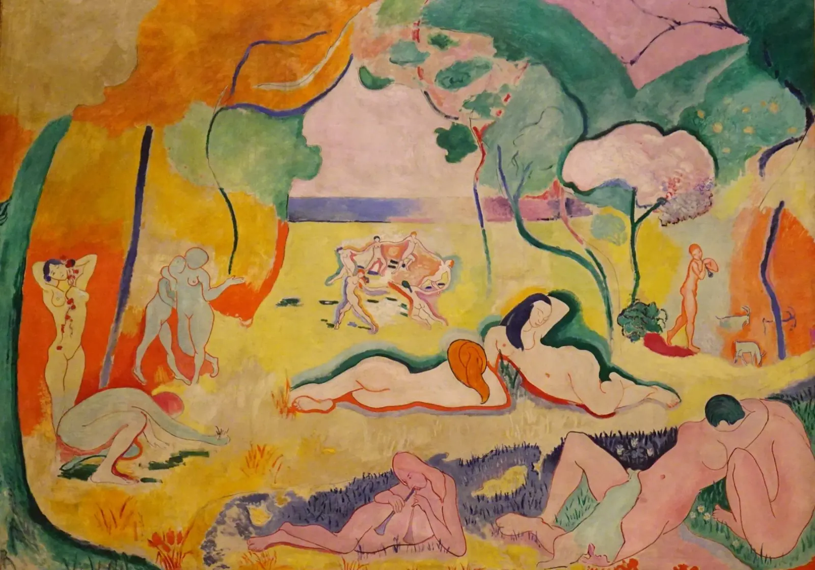 Henri Matisse - La gioia di vivere pellicola backlit da William Store