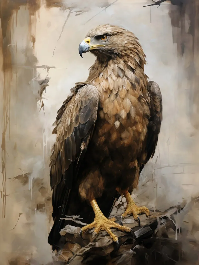 Eagle Abstract 3 poster da Mateo