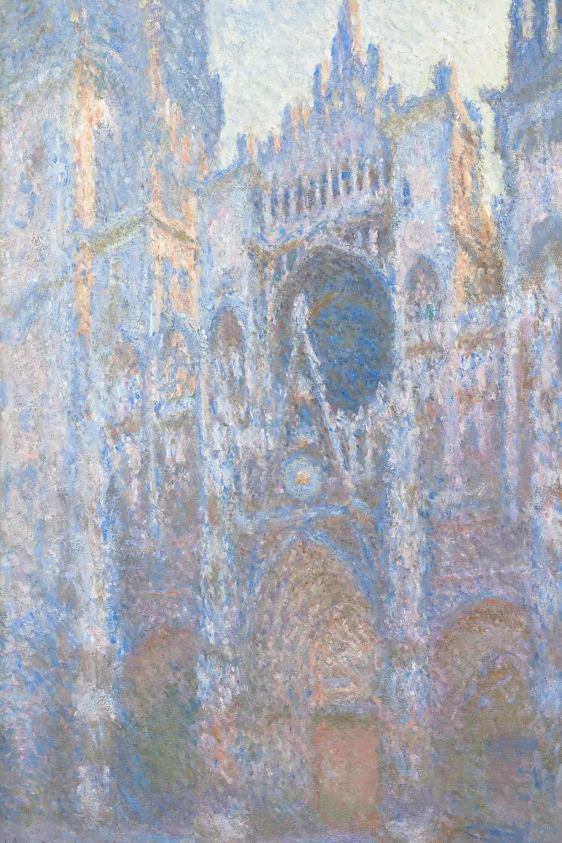 Claude Monet - Cattedrale di Rouen, facciata ovest poster da Timeless Artworks