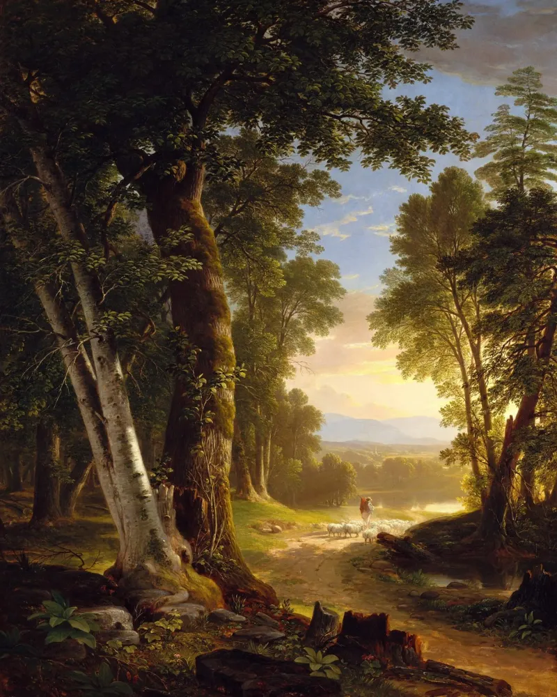 Asher Brown Durand - I faggi pellicola backlit da Timeless Artworks