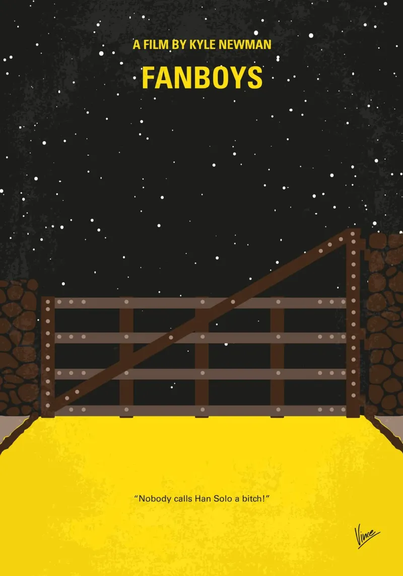 No1170 My Fanboys minimal movie poster poster con telaio in plastica da Chungkong