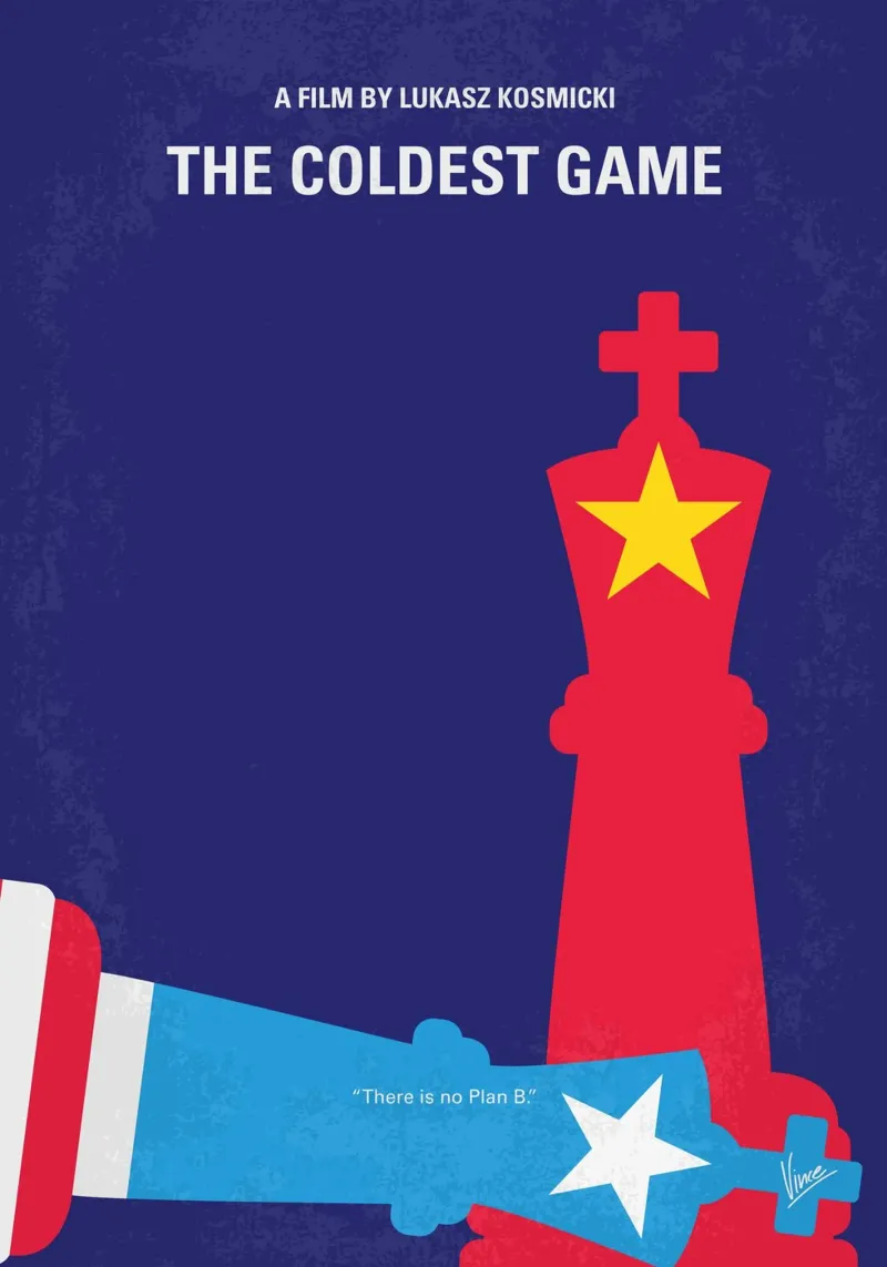 No1179 My The Coldest Game minimal movie poster poster da Chungkong