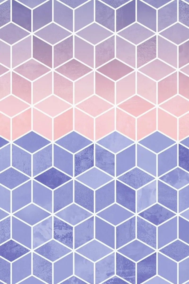 Rose Quartz and Serenity Cubes pellicola backlit da Elisabeth Fredriksson