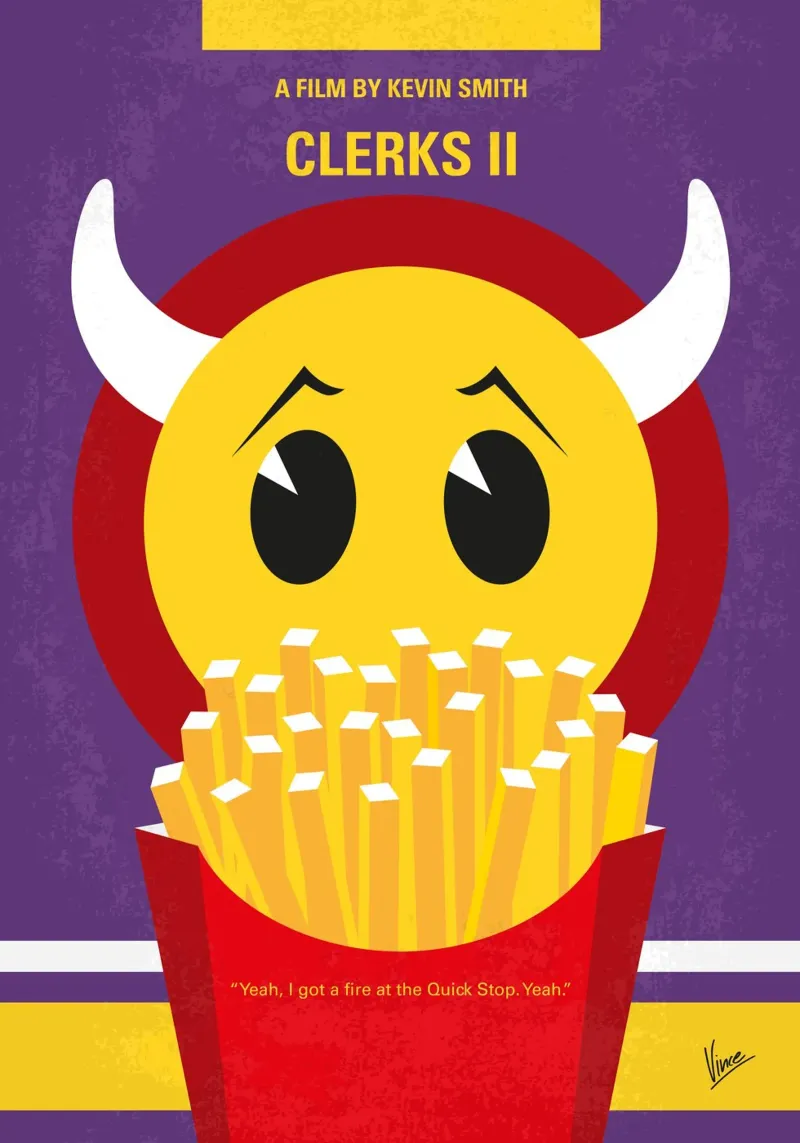 No1201 My Clerks 2 minimal movie poster poster da Chungkong